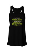 Fighting Battles Flowy Racerback Tank