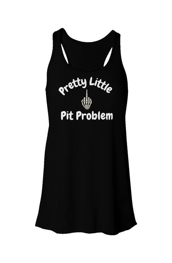Pretty Little Pit Problem Flowy Racerback Tank