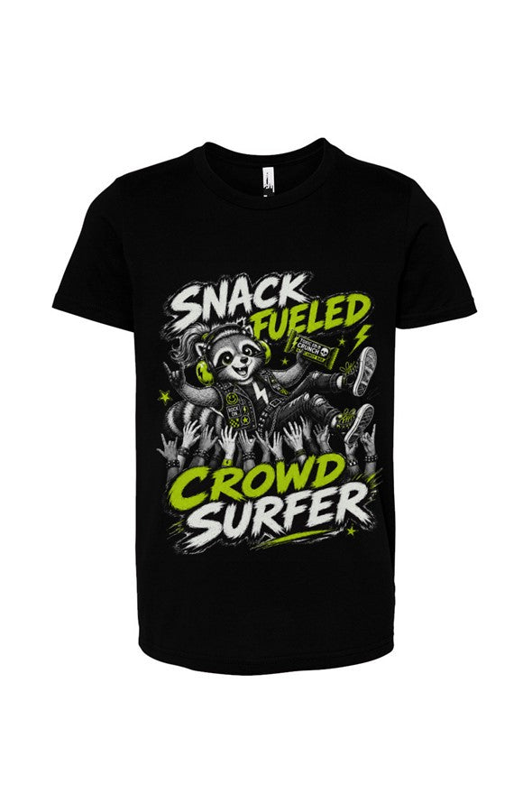 Snack Fueled Crowd Surfer Youth Tee