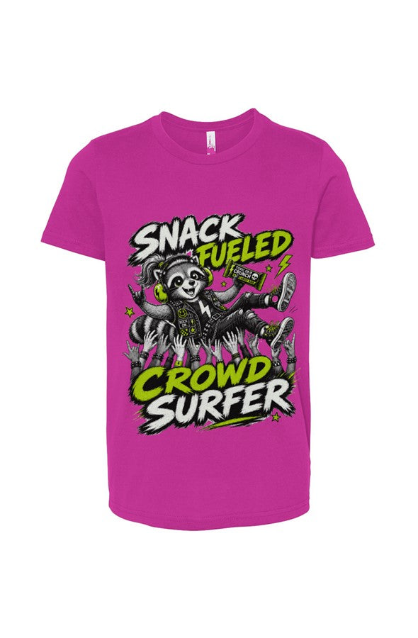 Snack Fueled Crowd Surfer Youth Tee