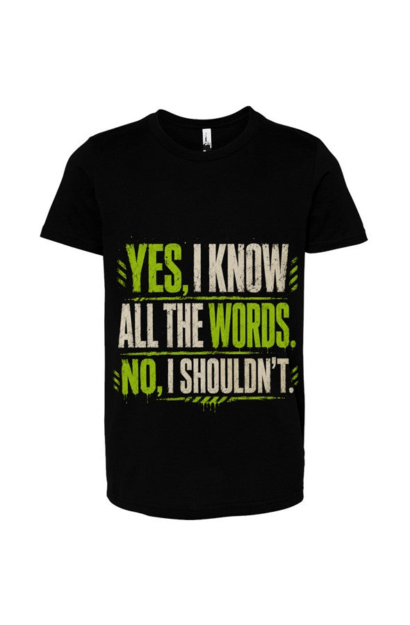 Yes, I Know All the Words. No, I Shouldn’t. Youth 