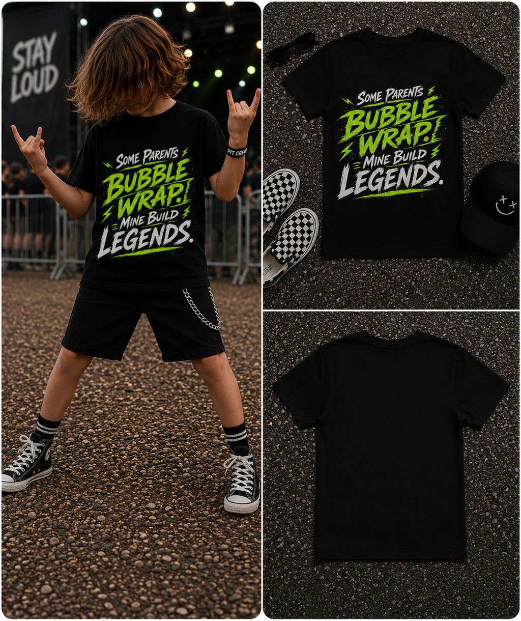 Some Parents Bubble Wrap. Mine Build Legends. Youth Tee