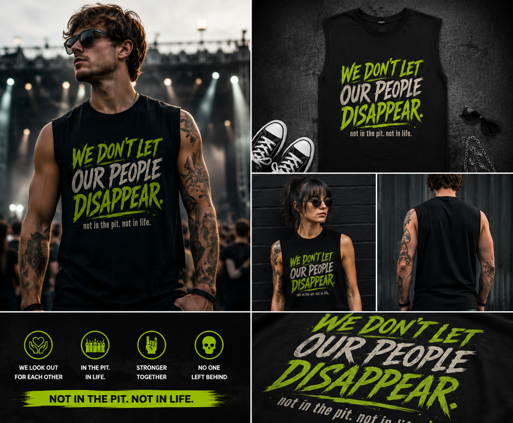 We Don’t Let Our People Disappear Muscle Tank