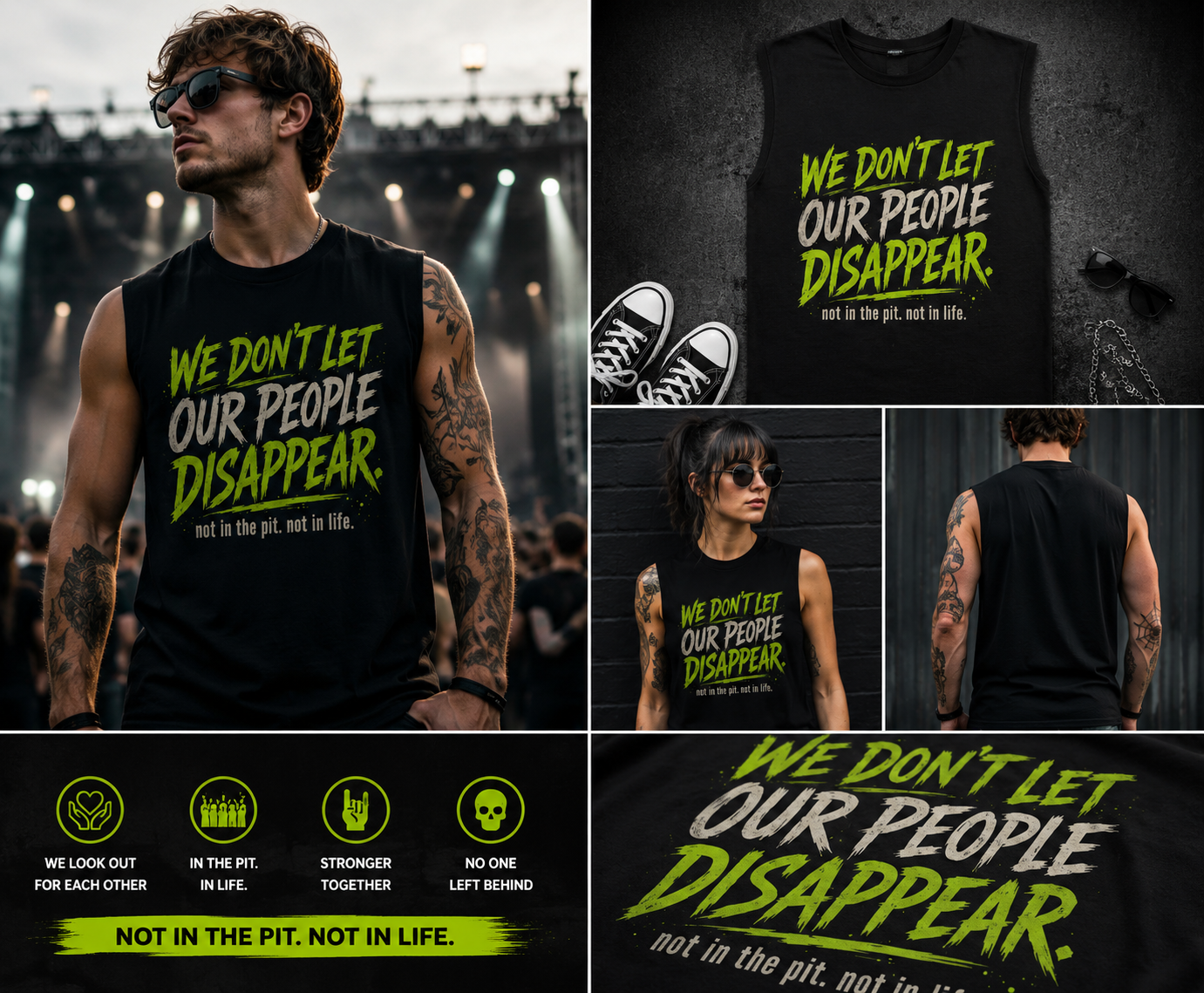 We Don’t Let Our People Disappear Muscle Tank