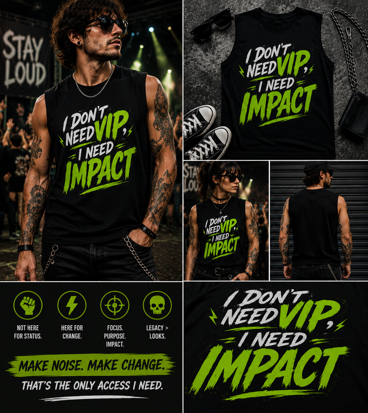I Don’t Need VIP, I Need Impact Muscle Tank