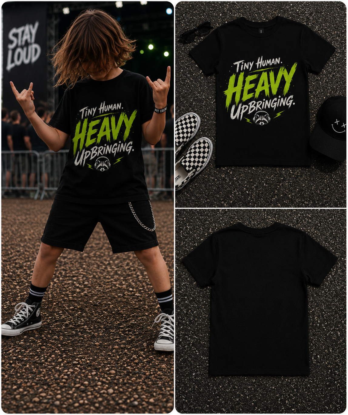 Tiny Human. Heavy Upbringing. Youth Tee