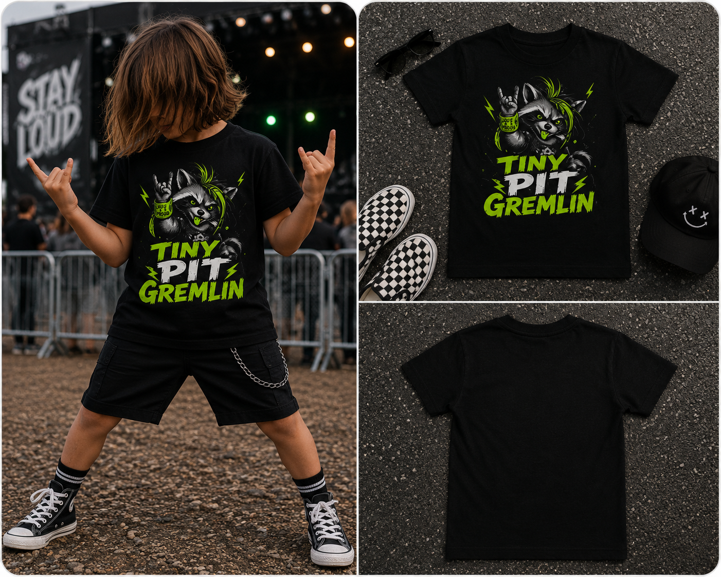 Tiny Pit Gremlin Boy Youth Tee